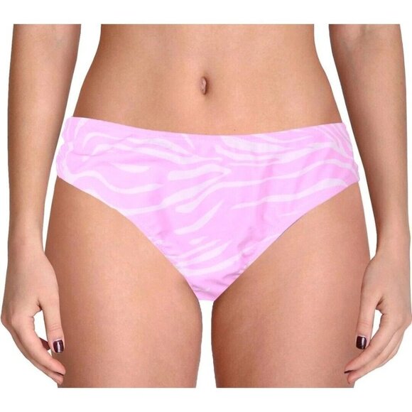 CYN & Luca Womens Pink Printed Cut-Out Bikini Swim Bottom. Size XL. NWT $39 - Picture 1 of 3